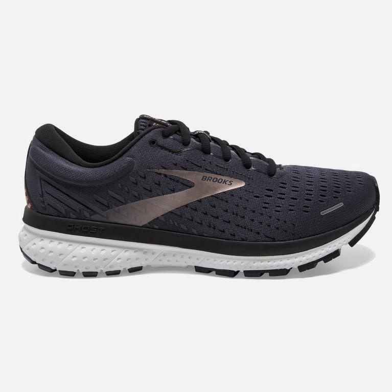 Brooks Women's Ghost 13 Road Running Shoes Singapore - Ombre Blue/Black/Rose Gold (05137-KTQE)